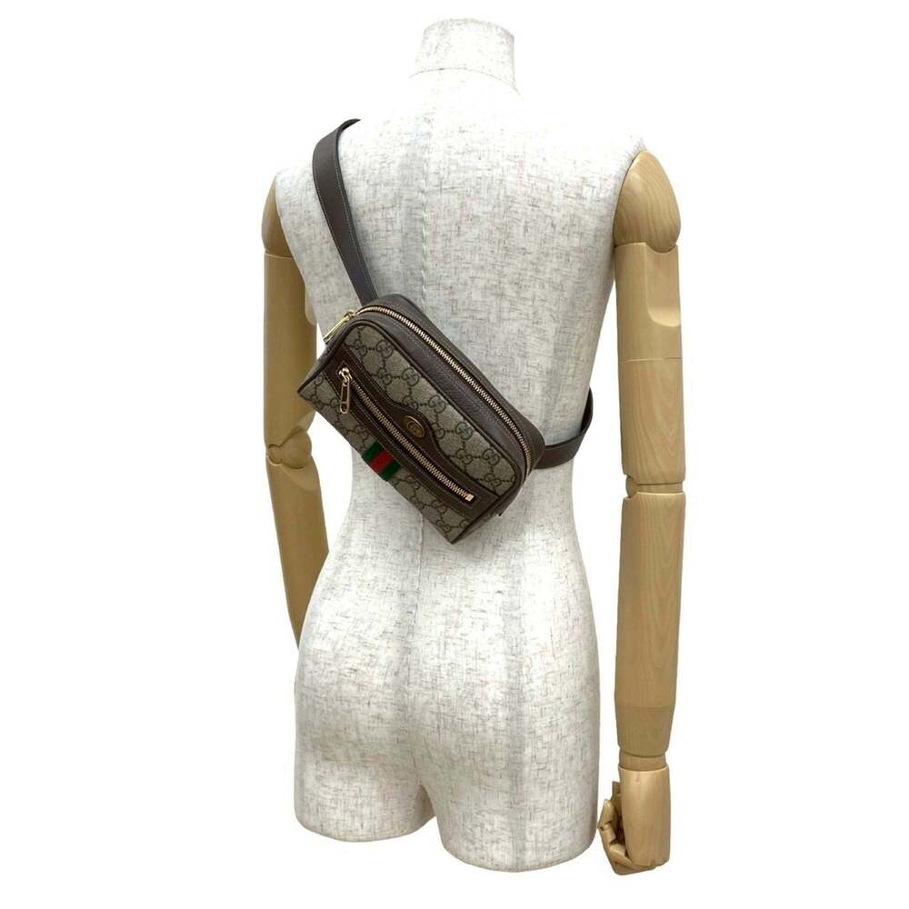 GUCCI Brown Leather Shoulder Bag - Picture 2 of 9